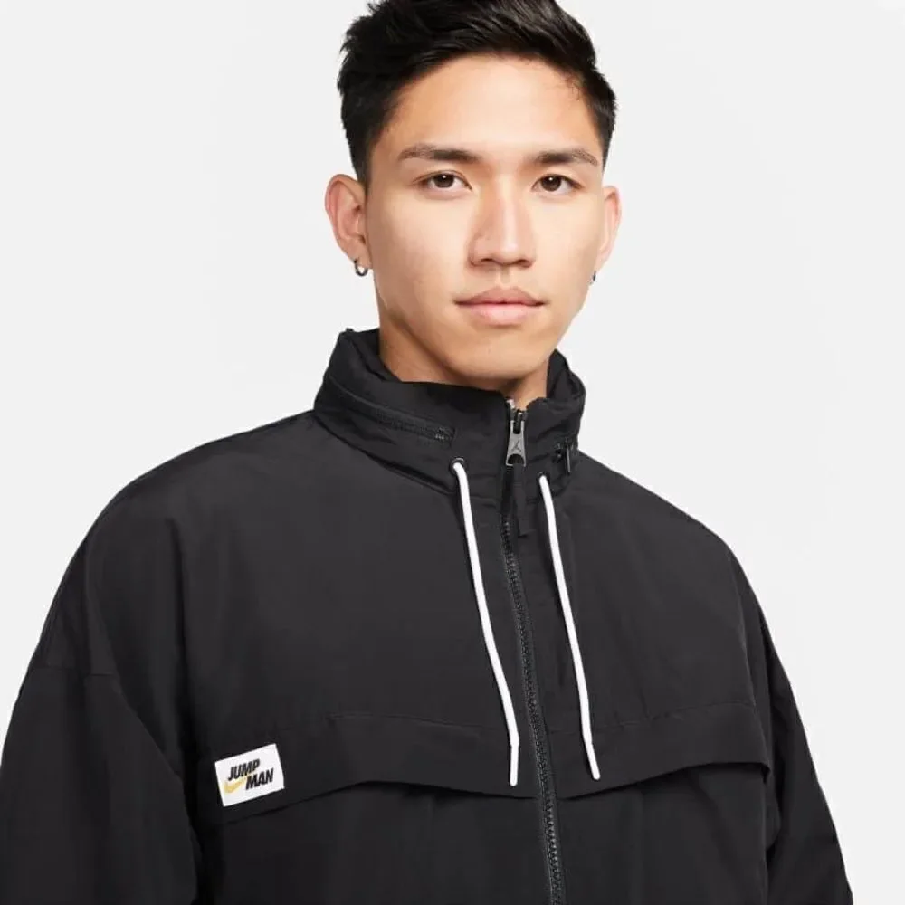 Nike Air Jordan Jumpman Full Zip Windbreaker Jacket Black